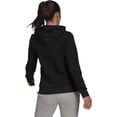 thumbnail image 2 of adidas Women's Loungewear Essentials Logo Fleece Hoodie Medium Core Black/White, 2 of 7