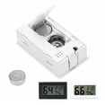 thumbnail image 4 of tamizeot Round/Square Mini Digital LCD Hygrometer Humidity Temperature Meter Tester Home black 1Set, 4 of 6