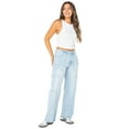 thumbnail image 2 of Celebrity Pink Wide Leg Cargo Pant, Women's and Women's Plus, 2 of 4