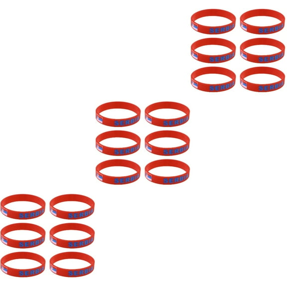 3 Count Country Wrist Bands Wristband Hand-dressing Bracelets Perches Man