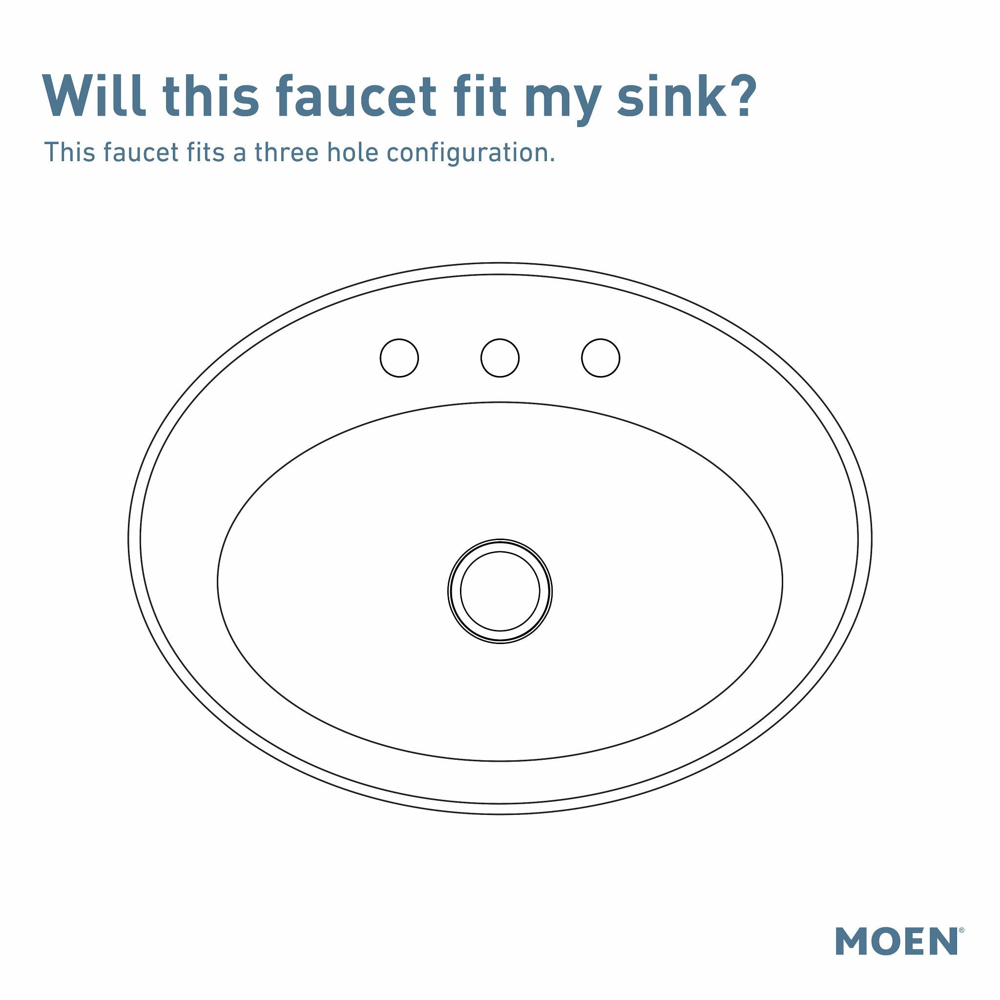 Moen Idora Two-Handle Centerset Bathroom Sink Faucet with Drain Assembly, Mediterranean Bronze
