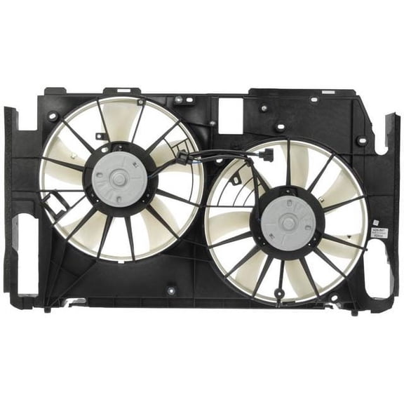 Auxiliary Fan Assembly - Compatible with 2006 - 2012 Toyota RAV4 3.5L V6 2007 2008 2009 2010 2011