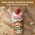 thumbnail image 2 of Premier Protein Almondmilk Non-Dairy Protein Shake, 20g Protein, 5g Sugar, 11 Fl oz, Coffee, 4 Count, 2 of 6