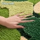 thumbnail image 2 of Alfombra de baño verde con diseño de musgo, diseño 3D irregular, con plantas florales, ultrasuave, absorbente y antideslizante., 2 of 7