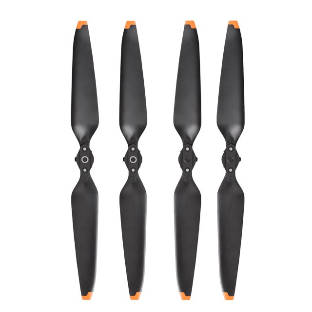 Moyic Hélice de Dron con Control remoto, hélices de cuadricóptero de bajo ruido, accesorios, suministros para aviones, piezas de repuesto ligeras Accesorios para aéreos 2 Pares Naranja