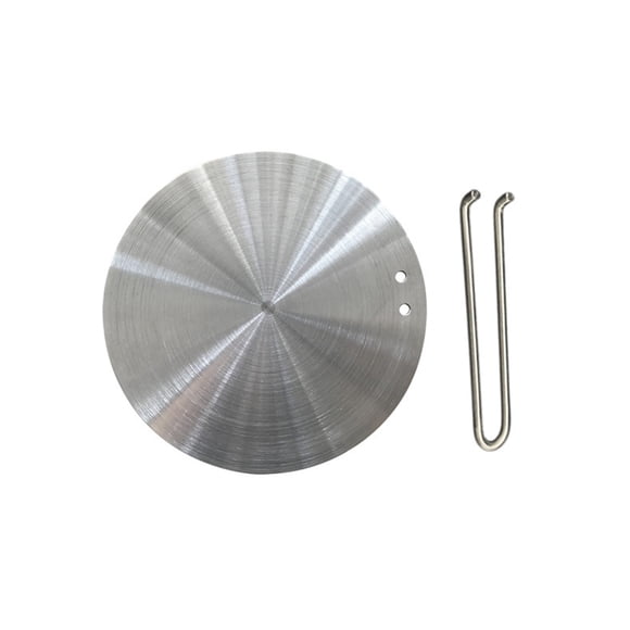Naiovety Difusor de calentador de acero inoxidable, placa de anillo de cocción a fuego lento confiable y duradera, utensilios de cocina, amplia Cocina y Comedor 22 tipo básico
