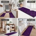 thumbnail image 5 of Purple Black Ornament Eye Pattern Kitchen Rugs Sets Of 3,Kitchen Runner Rugs Non Skid Washable,Decorative Kitchen Floor Mats for Kitchen,Sink,Laundry,17"x30"+ 17"x47" + 17"x59", 5 of 6