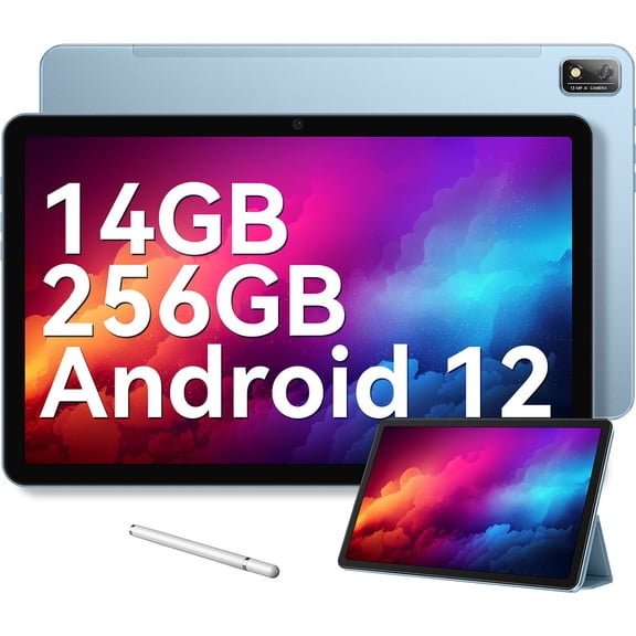 Tablets Blackview Tab 16 Android Tablets 11 inch 8GB 256GB 2000×1200 Display Widevine L1 TÜV Certified with Stylus|Case, Blue