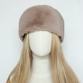 thumbnail image 4 of APEXFWDT Women's Faux Furry Hat Winter Beanie Fluffy Warm Cap Bucket Hat Fuzzy Fisherman Cap Beanie, 4 of 4