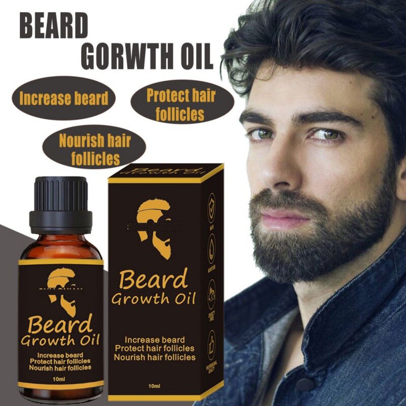10Ml Beard Growth With Biotin Men Beard Growth Stimulate Beard Growth