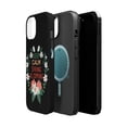 thumbnail image 2 of DistinctInk MagSafe Tough Case for Apple iPhone 15 (6.1" Screen) - Keep Calm Spring Is Coming - Tempered Glass Back, 2 of 6