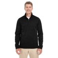 thumbnail image 1 of Devon & Jones Men's Newbury MÃ©lange Fleece Quarter-Zip, 1 of 3