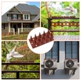 thumbnail image 3 of Uxcell 18 Inch Plastic Anti Bird Cat Pigeon Deterrent Fence Bird Spikes, Brown 6Pack, 3 of 6