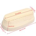 thumbnail image 4 of Bread Dough Proofing Rising Rattan Basket & Liner,Banneton Proofing Basket Set for Home Bakers Bread Making, 4 of 5