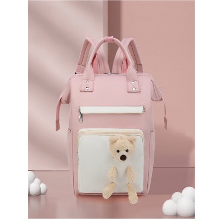 OLOEY Portable Mommy Bag Large-capacity Outgoing Storage Baoma Backpack Insulation Milk Warehouse Multifunctional Mother and Baby Bag