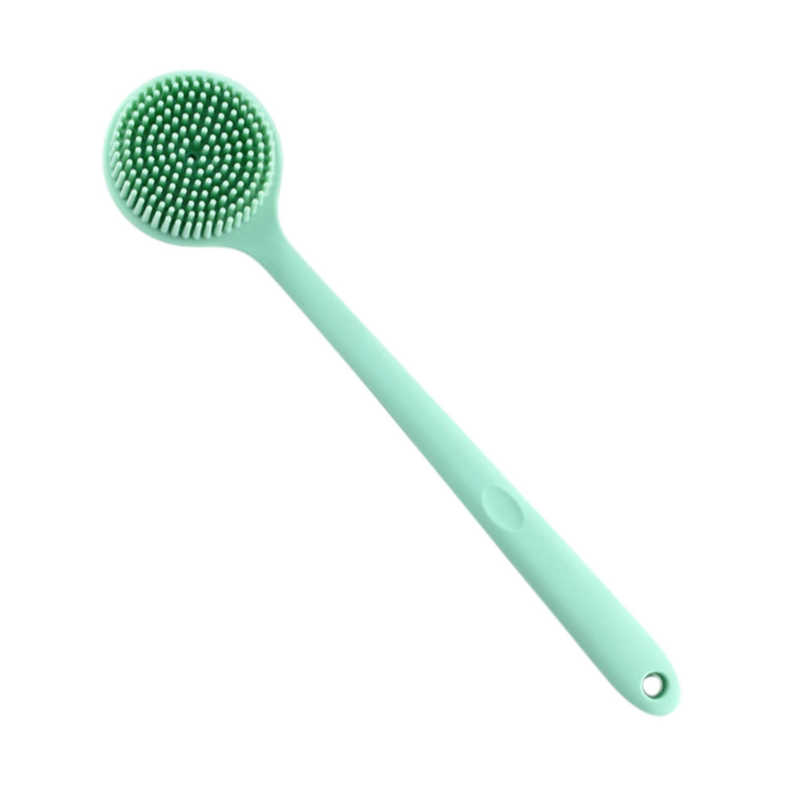 2023 Newly Silicone Bath Brush With Long Handle, Soft Body Brush Back