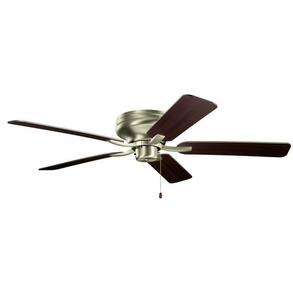 Open Box Ceiling Fan With Traditional Inspirations 8 Inches Tall By 52 Inches Wide-Brushed Nickel Finish Kichler Lighting 330020Ni