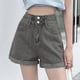 thumbnail image 1 of MKLEKYY Pantalones Cortos Para Mujer, Pantalones Vaqueros Holgados De Cintura Alta A La Moda Para Mujer, 1 of 3
