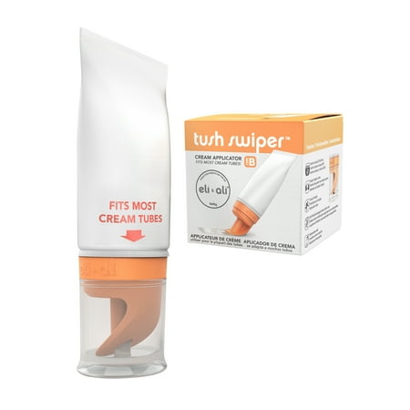 UPC: 0860088001326 | Eli & Ali Baby Tush Swiper Diaper Rash Cream Dispenser/Applicator – (Fits Most Cream Tubes) (Orange)