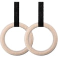 thumbnail image 1 of 2 Gymnastikringar en Bois, avec Sangle en nylon Réglable 3cm, 1 of 5