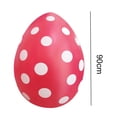 thumbnail image 1 of Huevos De Pascua Inflables Huevo de Pascua coloridos adornos de Pascua de 3 pies para fiesta de vacaciones de Pascua lunares Sywqhk libre de BPA, 1 of 2