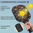 thumbnail image 2 of Pickleball Paddles Set,Pioneer Flower Floral Print Pattern Fiberglass Surface Pickleball Racket Set with 2 Indoor Outdoor Pickleball Balls and Pickleball Bag,Pickle-ball Equipment, 2 of 6