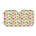 thumbnail image 7 of Haiem Cartoon Flowers Car Windshield Sun Shade - Blocks UV Rays Sun Visor Protector, Sunshade to Keep Your Vehicle Cool, Universal Fit SUV Van Sedan-Small, 7 of 7