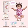 thumbnail image 4 of Muñeca Reborn Bebé Recién Nacido 20 Pulgadas Cuerpo Suave de Tela Ropa Incluida Sonriente Juguete para Niñas y Niños 3 Años en Adelante, 4 of 8