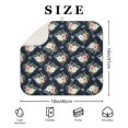 thumbnail image 4 of Pioneer Flower Floral Print Pattern Kitchen Dish Drying Mat 1 Pack, Ultra Absorbent Microfiber Drainer Mat, 16"x18", 4 of 6