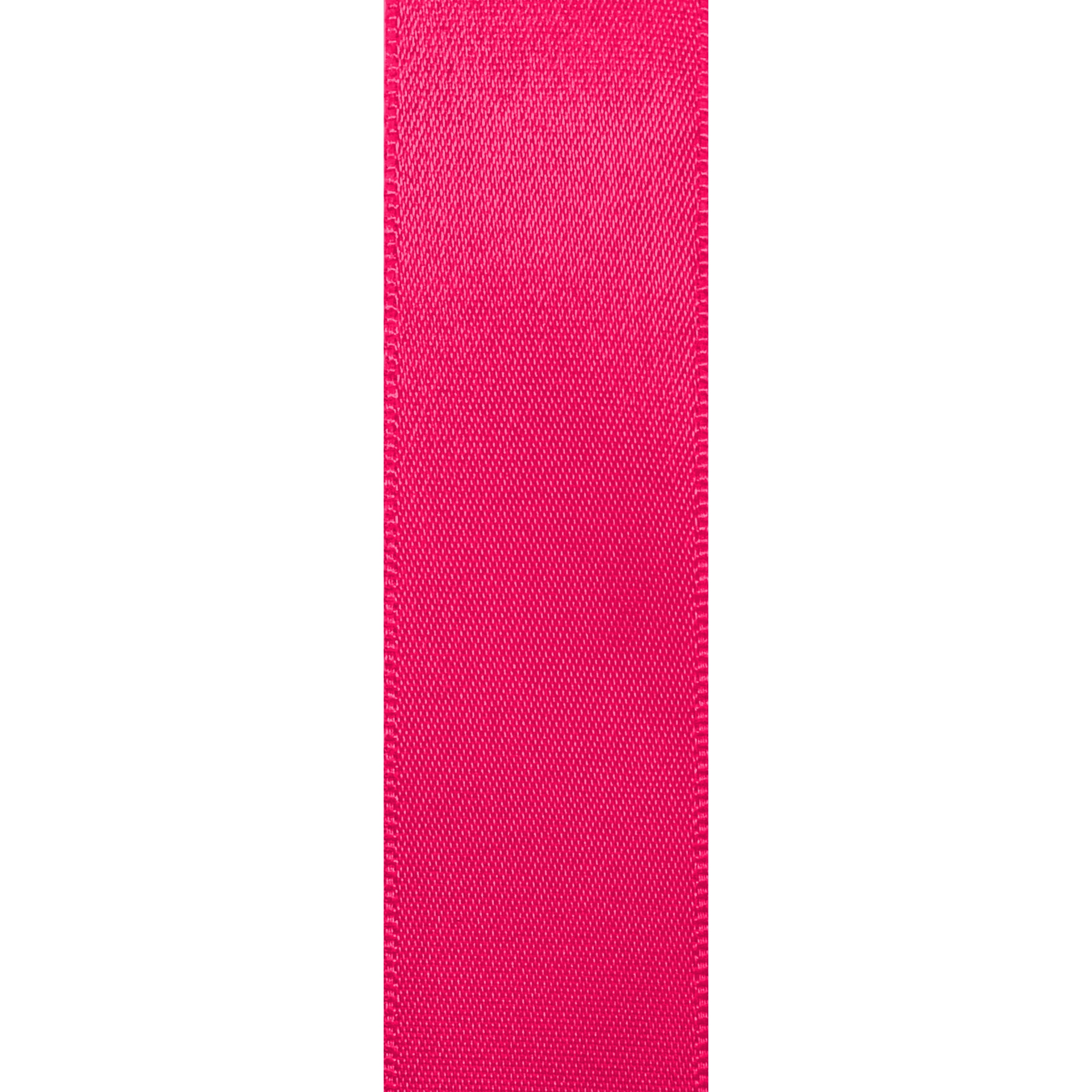 Ribbli 2 Rolls Satin Pink & Hot Pink Craft Ribbon,Total 20 Yards,(Satin Pink 3/8-Inch x 10-Yard,Satin Hot Pink 3/8-Inch x 10-Yard)