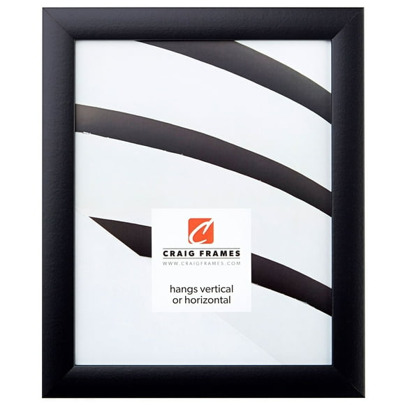 Craig Frames 1Wb3Bk 13 By 19-Inch Picture Frame, Smooth Wrap Finish, 1-Inch Wide, Black