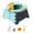 blue, variant on Portable Foldable Training Potty Seat for Kids Baby Convenient Installation grey