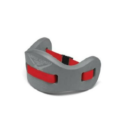Aqua Jog Water Aerobic Swim Training Belt, Charcoal/Red, Large/X-Large, Constructed of chlorine-resistant foam By