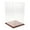 Hardwood Base, variant on Plymor Clear Acrylic Display Case with Hardwood Base, 9" x 9" x 14"