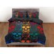 thumbnail image 3 of Colorful Skulls Negro Funda Nórdica Juego Colcha, Dormitorio Ropa de cama con funda de almohada, 3 of 4