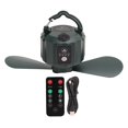 thumbnail image 2 of Ventilador De Techo Portátil Con Control Remoto, 3 Velocidades Ajustables, Luz USB, Doble Hoja, Motor De Cobre Puro, Silencioso Ventilador Colgante Pequeño De Para Tienda De, 2 of 7