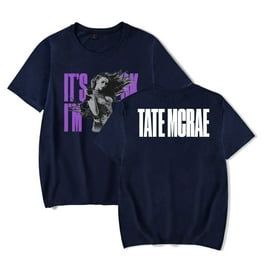 Tate McRae Hoodies Merch 2024 Think Later World Tour Long Sleeve