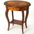 thumbnail image 1 of Beaumont Lane Table d'Appoint Ovale en Bois de Frêne d'Olivier, 1 of 3