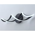 thumbnail image 6 of Aiwen Modern Integrated Light Fixture LED Black Wall Sconce, 6 of 9