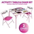 thumbnail image 2 of Minnie Mouse Kids 3-Piece Activity Table and Chair Set, Pink, 2 of 9