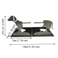 thumbnail image 3 of Deeceymbur Dachshund Shape BBQ Grill Rack Hot Dog Holder Outdoor Barbecue Accessory Sausage Cooking Tool for Grill Camping Cookout, 3 of 6