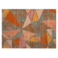 thumbnail image 2 of Addison Rugs Chantille Indoor/Outdoor Transitional Geometric Rust Washable Rectangle Rug, 1'8" x 2'6", 2 of 6