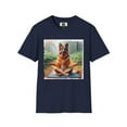 thumbnail image 6 of Zen German Shepherd Unisex Softstyle T-Shirt, 6 of 10