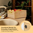 thumbnail image 2 of "Prosumer's Choice Bamboo Storage Box - Versatile Countertop Caddy for Home Organization & Decor - Ideal for Kitchen, Office, and Craft Supplies"., 2 of 9