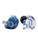 thumbnail image 2 of Linsoul KZ ZS10 Pro, 4BA+1DD 5 Driver in-Ear HiFi Metal Earphones with Stainless Steel Faceplate, 2 Pin Detachable Cable (Without Mic, Glare Blue), 2 of 5
