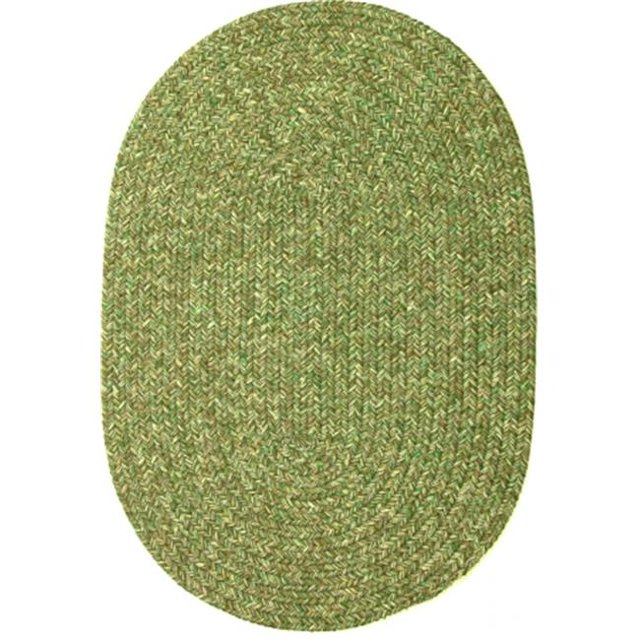 Rhody Rug Tapis Ovale Tressé Intérieur/extérieur 3 Pieds x 5 Pieds, Réversible, Résistant aux Taches