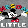 thumbnail image 3 of Disney Jr. Mickey & Friends - Awesome Little Brother - Youth Long Sleeve Graphic T-Shirt, 3 of 5