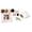 A004- Brown, variant on Beginner Crochet Kit, Amigurumi Crochet Kit 8 Inch Crochet Animal Kit with Crochet Yarn for Beginners Complete Diy Sea Otter Hood Hat Craft Supplies Brown, 1 Pack