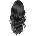 thumbnail image 1 of Long Wavy Wig African Ladies Curly Hair Wig Wavy Curls Wig Lace Front Wig for Women, 1 of 4