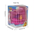 thumbnail image 5 of Control de voz de sonido inductivo activar chirrido canto jaula de pájaros niños juguete divertido, 5 of 5